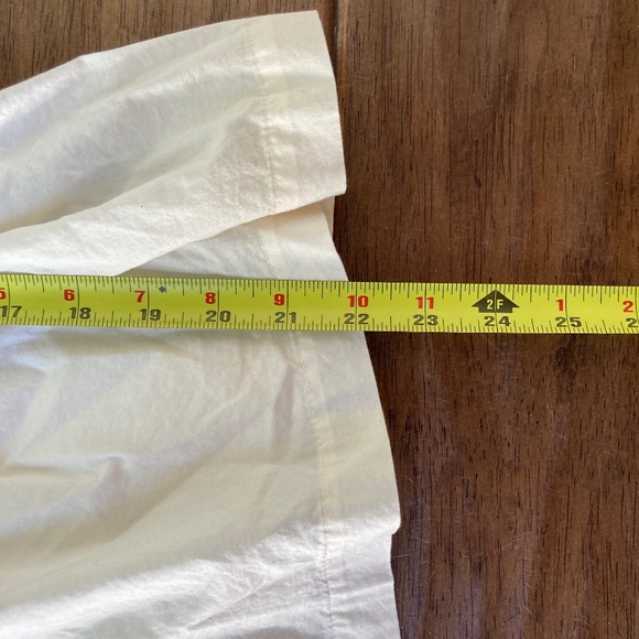 Old Navy Off The Shoulder Smocked Babydoll Swing Blouse Women’s Size XXL Cream - Picture 6 of 8